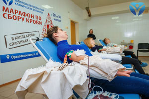 Фото 1_Студенты Запорожского медицинского колледжа своим примером призвали всех запорожцев поддержать марафон донорства