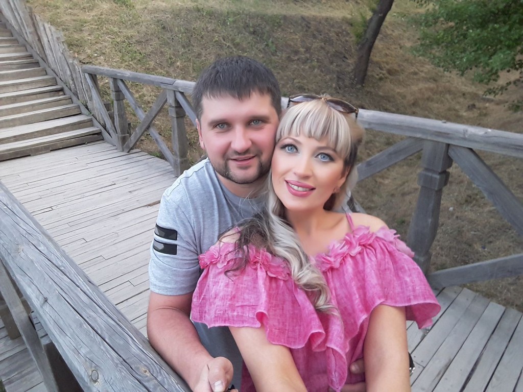Ольга Белікова з чоловіком Антоном